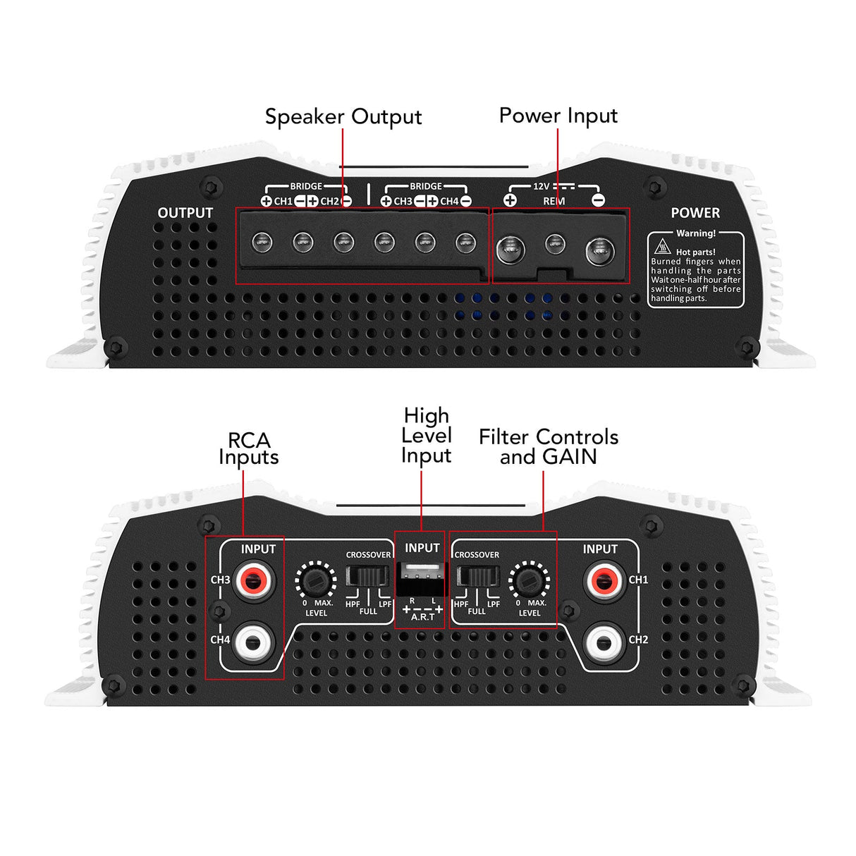 Taramps DS 800x4 Car Audio Amplifier Taramps US