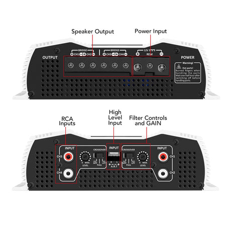 Taramps DS 800x4 Car Audio Amplifier Taramps US