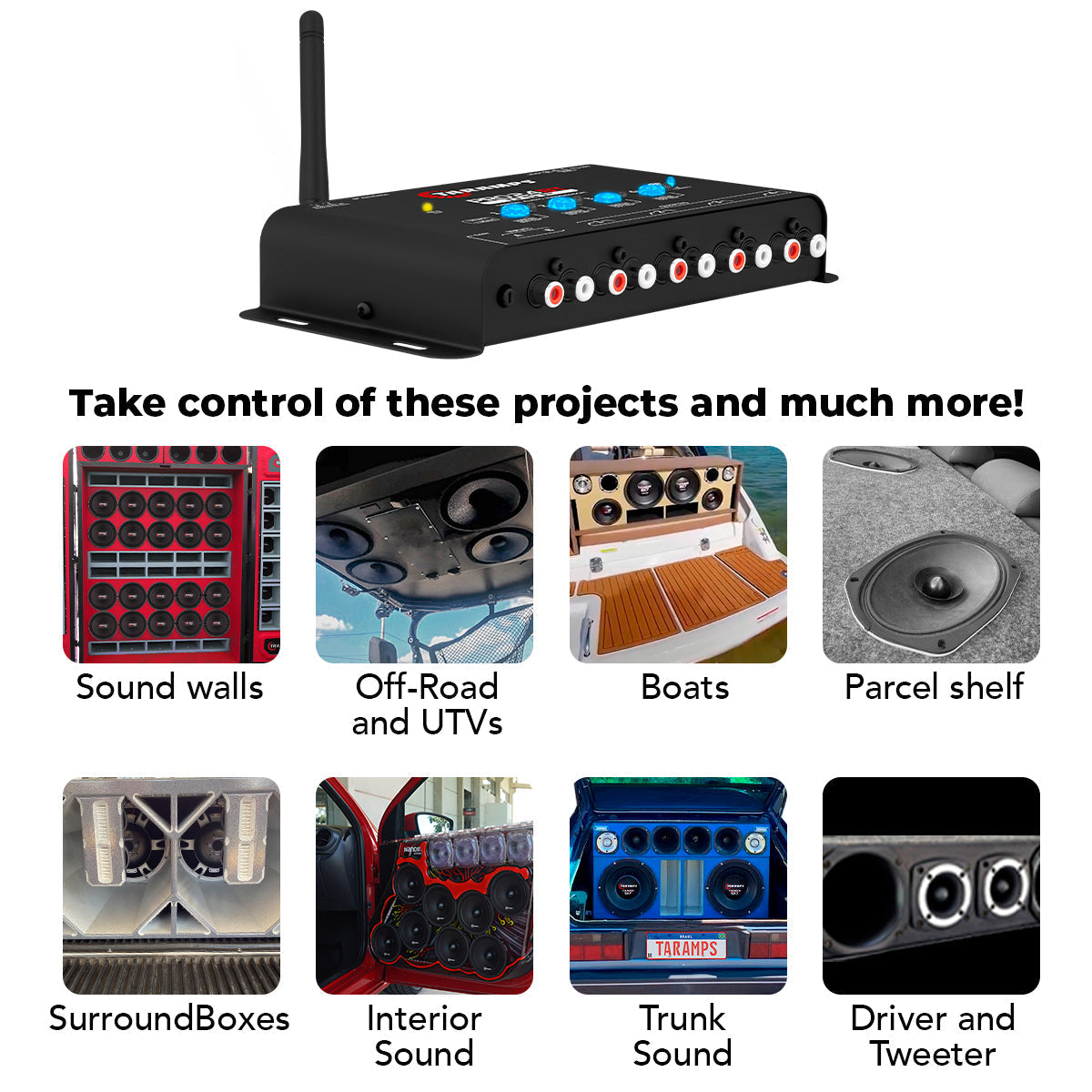 Taramps PRO 2.4 BT Bluetooth Audio Processor Taramps USA