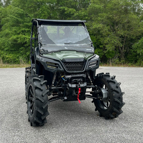 Dual Wide 8" LED Headlights for Honda Pioneer 520 Vessel Powersports
