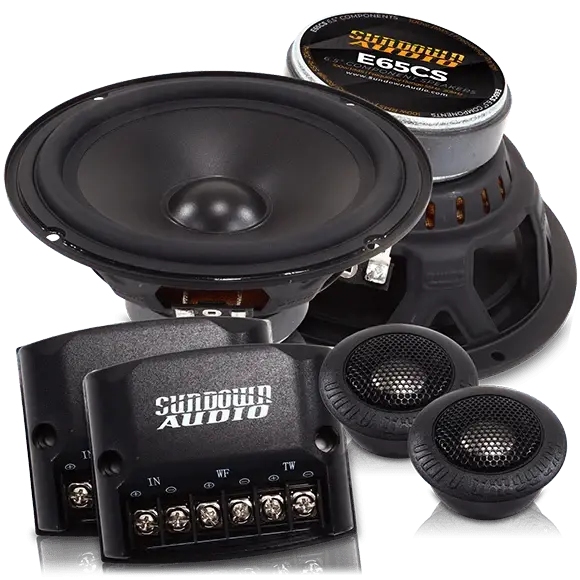 Sundown Audio E-6.5CS 6.5" 100W Component Speakers