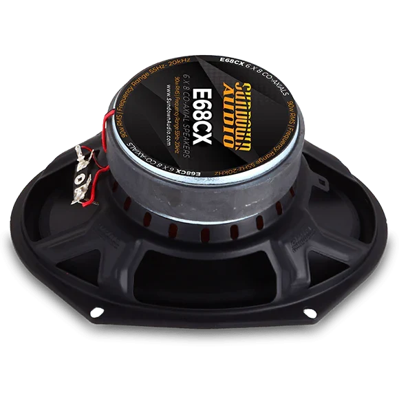 Sundown Audio E-68CX 6"x8" 2-Way Coaxial Speakers (Pair)