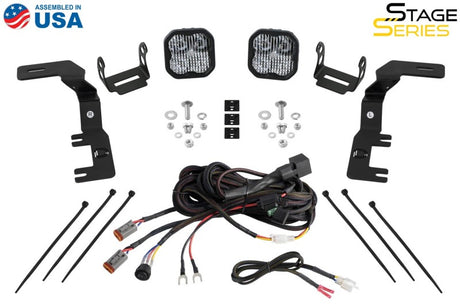 Diode Dynamics 2023+ Chevrolet Colorado Stage Series Ditch Light Kit C2 Sport White Combo