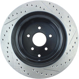 StopTech 09 Infiniti FX50 SportStop Slotted & Drilled Rear Right Rotor