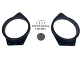 2019-2026 Silverado & Sierra Speaker Adapters | 1-inch CNC-Machined HDPE Ten87 Design