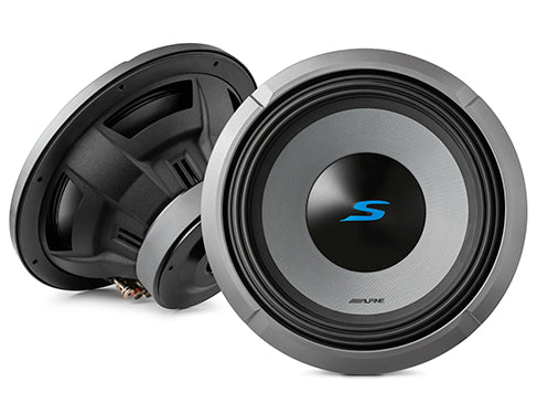 Alpine S2-W12D4 Next-Generation 12” S-Series Subwoofer with Dual 4-Ohm Voice Coils