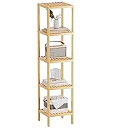 Foldable Bamboo Luggage Rack with Storage Shelf Walnut