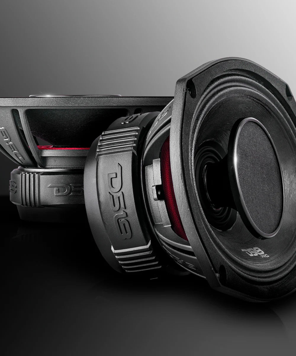 DS18 PRO 6x9" Water Resistant Hybrid Mid-Range Loudspeaker with Built-in Driver 250 Watts Rms 4-Ohm