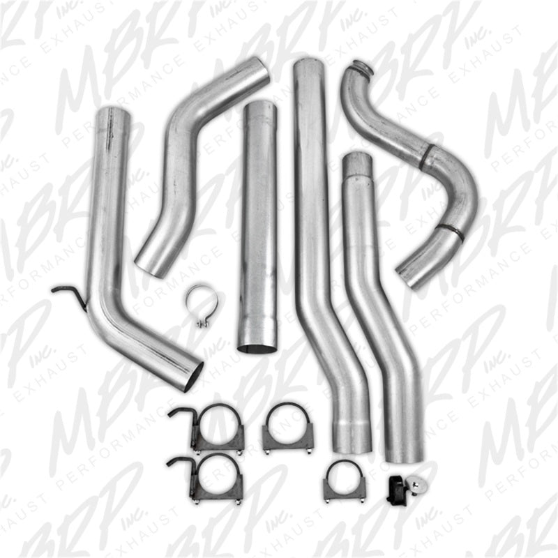 MBRP 88-93 Dodge 2500/3500 Cummins 4WD Turbo Back Single Side Exit No Muffler PLM Series Exhaust