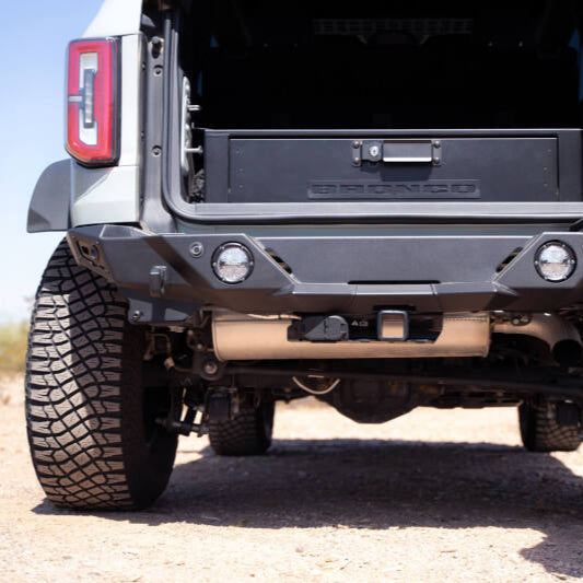 Addictive Desert Designs Krawler Rear Bumper with Light Mounts and Reinforced Recovery Points | 2021+ Ford Bronco
