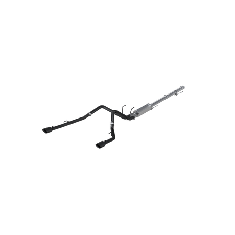 MBRP 09-14 Dodge Ram 1500 5.7L Cat-Back Dual Split Rear (Through Stock Bumper) AL - Black