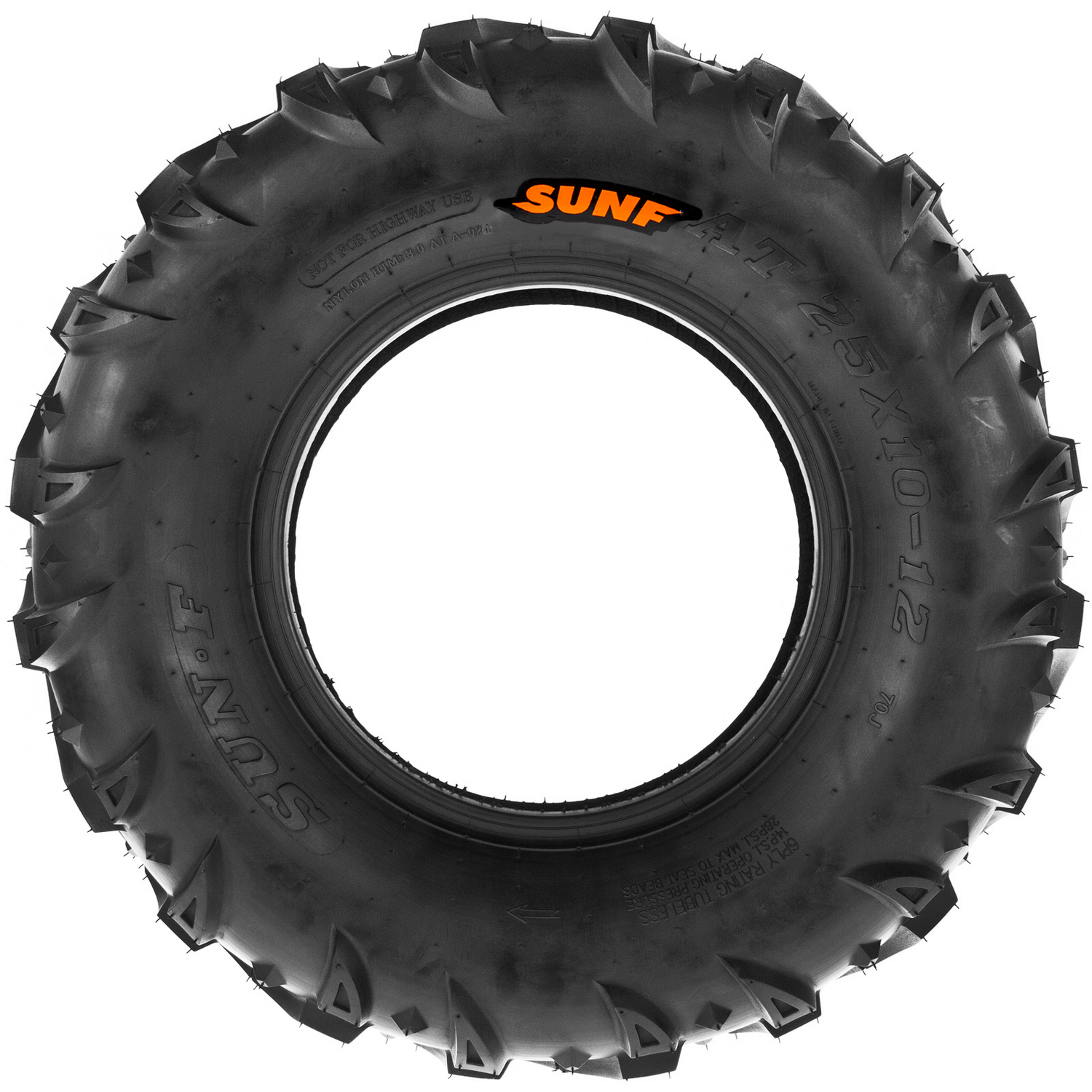 SunF ATV TIRE/UTV TIRE All Terrain 6 PR Tubeless A024-1 (bundle set) SUNF