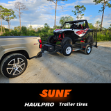 SunF Trailer Tire 8 PR Tubeless Haulpro (set of 4) SUNF