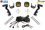 Diode Dynamics Stage Series 2in LED Ditch Light Kit for 2024+ Toyota Tacoma- Sport White Combo