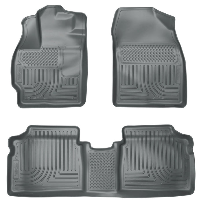 Husky Liners 10-12 Toyota Prius WeatherBeater Combo Gray Floor Liners