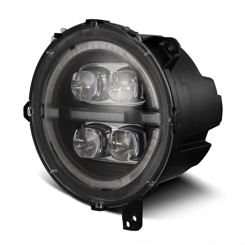 AlphaRex NOVA-Series LED Projector Headlights Black | '18-Current JL Wrangler / '20-Current JT Gladiator