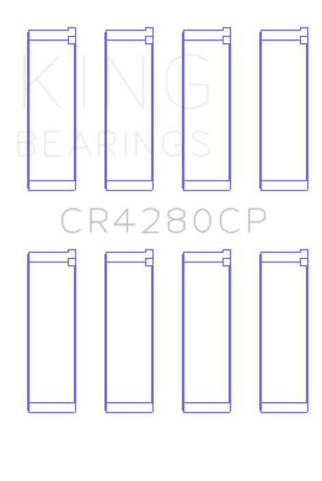 King Engine Bearings Subaru Ej20/Ej22/Ej25 (Incl. Turbo) (Size +0.25mm) Connecting Rod Bearing Set