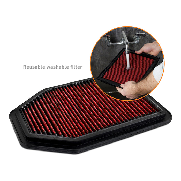 Mishimoto 07-18 Jeep Wrangler V6 Reusable Drop-In Air Filter