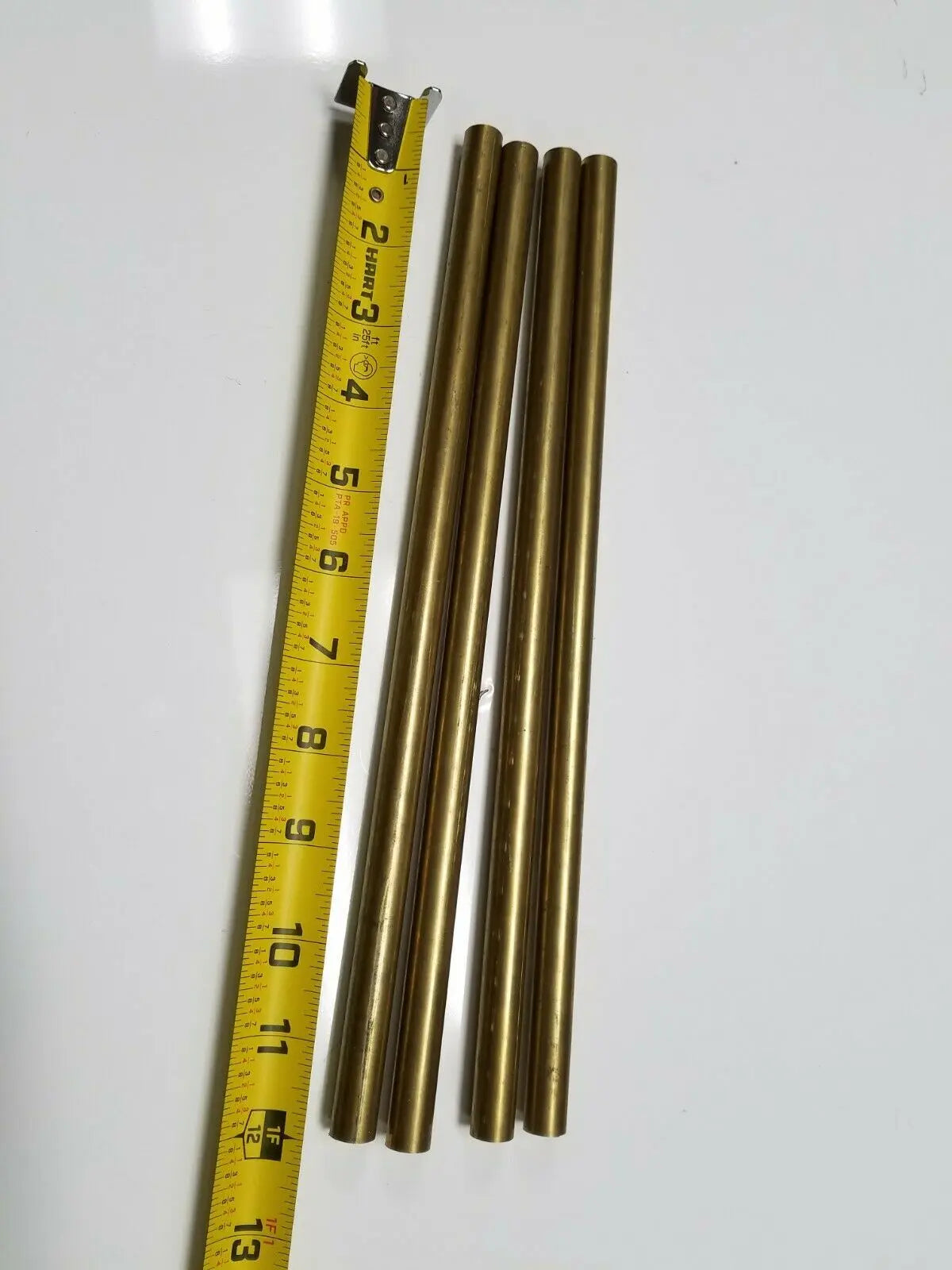 4 Pieces 1/2" C360 BRASS ROUND ROD 12" long Solid New Lathe Bar Stock H02 .500" USA