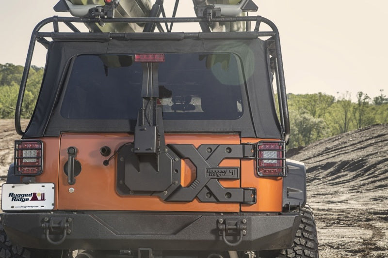 Rugged Ridge Spartacus HD Tire Carrier Kit I '07- '18 JK Wrangler