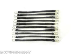 2 Awg HD Golf Cart Battery Cable (10-16" Black) E-Z-GO Jumper Cables U.S.A MADE AC DC WIRE AND SUPPLY
