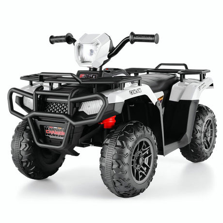 Electric 4-Wheeler Quad for Kids - 12V Battery Powered Ride-On with Dual Speeds
