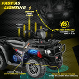 Electric 4-Wheeler Quad for Kids - 12V Battery Powered Ride-On with Dual Speeds
