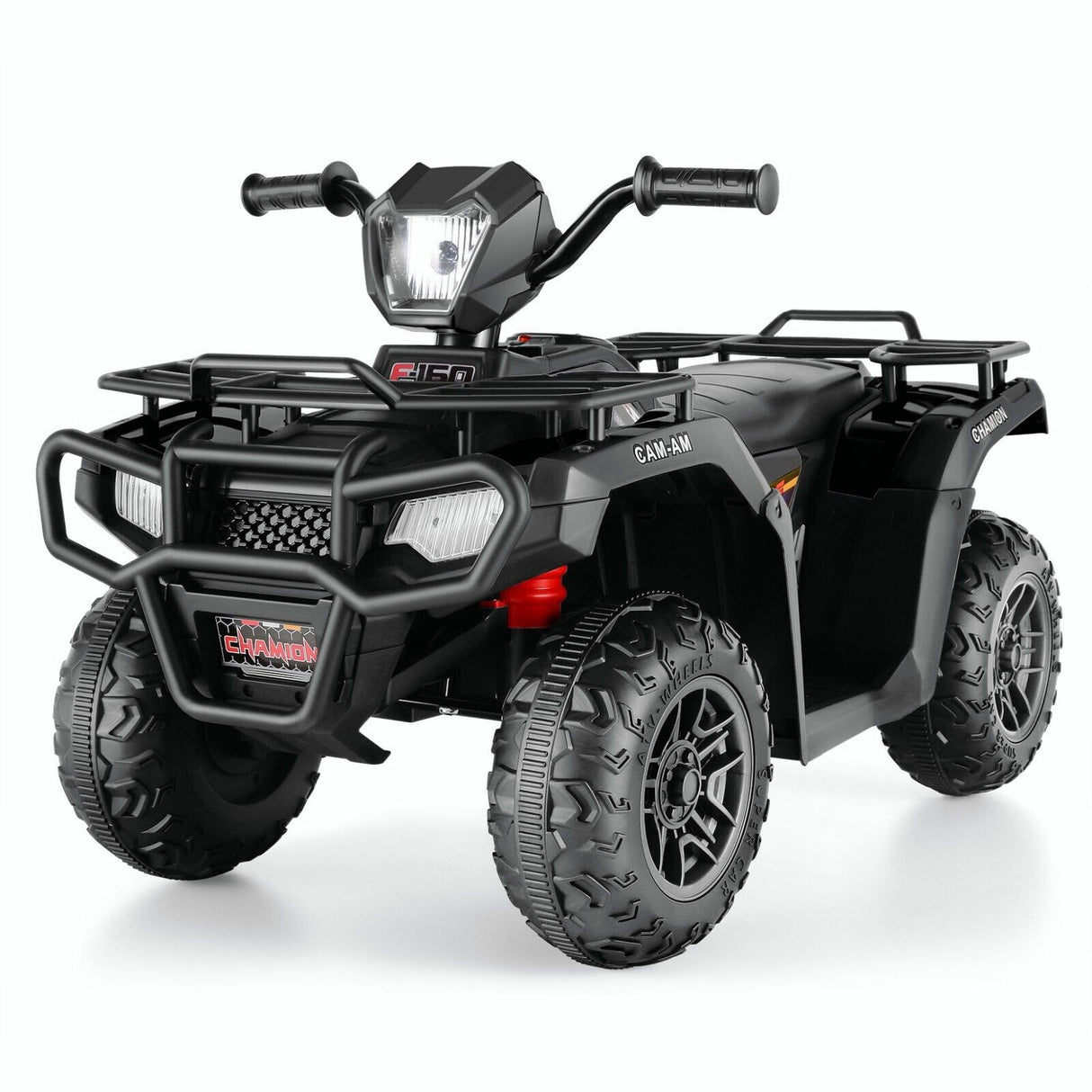 Electric 4-Wheeler Quad Car for Kids with MP3 & Light - 12V Battery Powered
