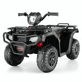 Electric 4-Wheeler Quad Car for Kids with MP3 & Light - 12V Battery Powered