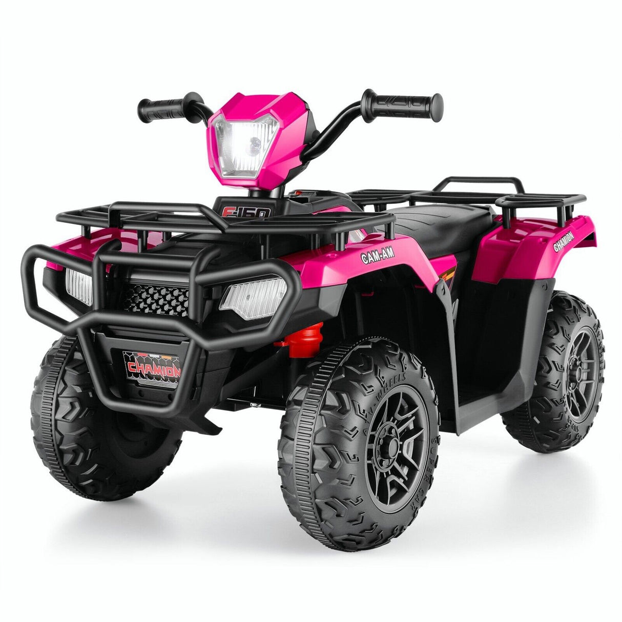 Electric 4-Wheeler Quad Car for Kids with MP3 & Light - 12V Battery Powered
