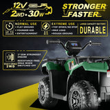 Electric 4-Wheeler Quad for Kids - 12V Battery Powered Ride-On Car in 6 Color Options