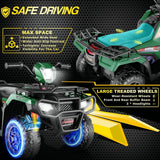 Electric 4-Wheeler Quad for Kids - 12V Battery Powered Ride-On Car in 6 Color Options