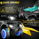 Electric 4-Wheeler Quad for Kids - 12V Battery Powered Ride-On Car in 6 Color Options