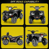 Electric 4-Wheeler Quad for Kids - 12V Battery Powered Ride-On Car in 6 Color Options