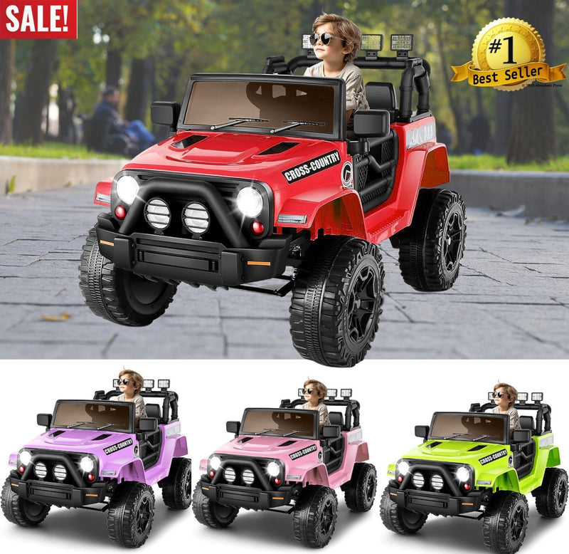 Electric 12V Battery-Powered Kids Ride-On Car with MP3 and Remote Control - Perfect Gift Toy