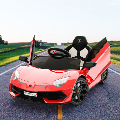 Electric 12V Kids Ride-On Sports Car with LED Remote Control