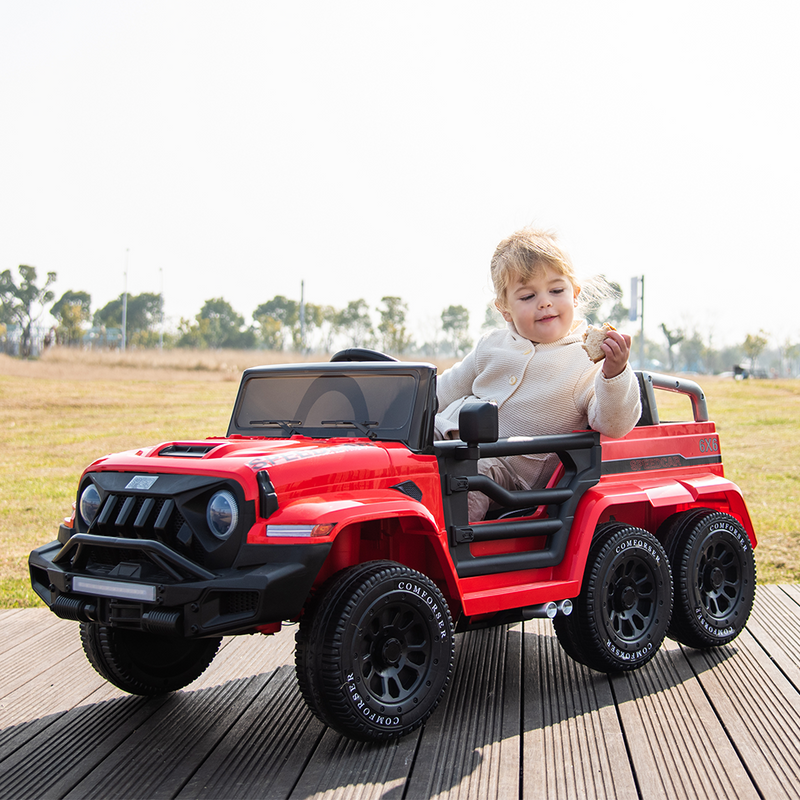 Electric 2-Door Kids Ride On Car with Remote Control, MP3 Player, and LED Lights - 24V