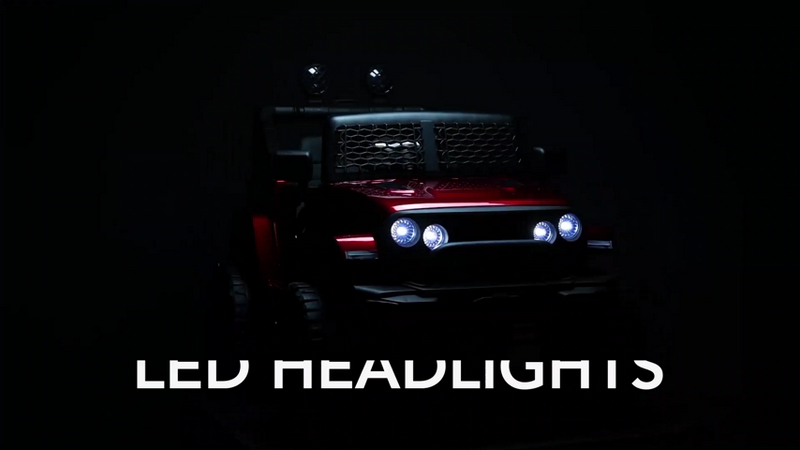 Premium 12V Electric Ride-On Truck with MP3, LED Lights, Remote Control, and 2 Seats for Safe and Fun Adventures