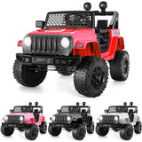 Electric 2 Seater Kids Ride On Car with Safety Belt, Remote Control, MP3 Player, and LED Lights