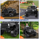 Ride in Style: 12V Kids Truck with Parent Remote, Bluetooth Music Control