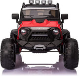 Electric 24V Jeep Ride-On Car for Kids with Remote Control, LED Lights, MP3, and USB