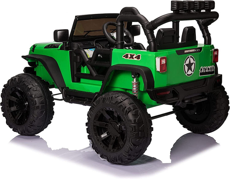 2-Seater 24V Electric Toy Truck for Kids with Parental Remote Control