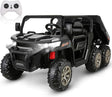 Electric 24V 4WD UTV Dump Truck Car for Kids with Dump Bed - 2 Seater Ride-On Toy MagicCars