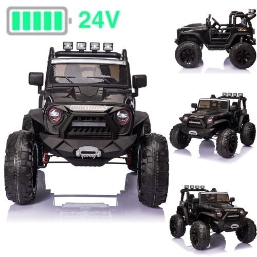 Electric 2-Seater Truck Toy for Kids with Remote Control - 2x200W 24V Power