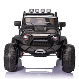 Electric 24V Battery-Powered Kids Ride On Jeep with USB, Bluetooth, and Remote Control