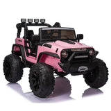 Electric 24V Battery-Powered Kids Ride On Jeep with USB, Bluetooth, and Remote Control
