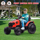 Electric 24V Ride-On Excavator Bulldozer with Trailer for Kids - Remote Control Included