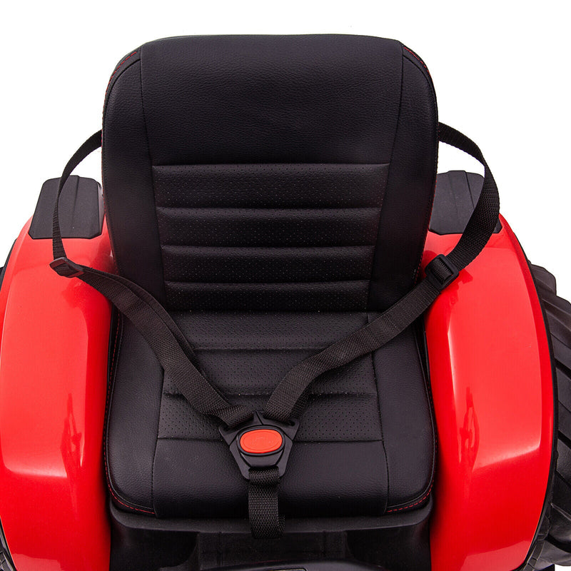 Electric 24V Tractor with Remote Control and Detachable Trailer - Perfect for Kids' Excavator Adventures!