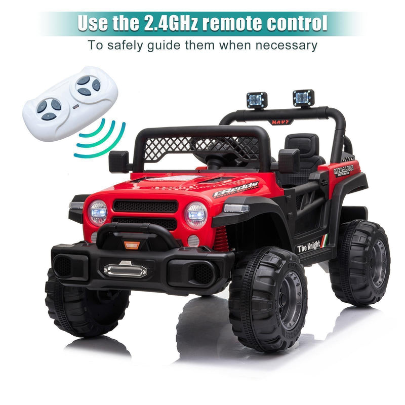 Electric 3-Speed Kids Ride-On Truck with 2.4G Remote Control - Perfect Gift for Children (12V 4.5A)