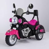 12V Electric Kids Dirt Bike with Training Wheels - Blue Motorbike for Young Riders